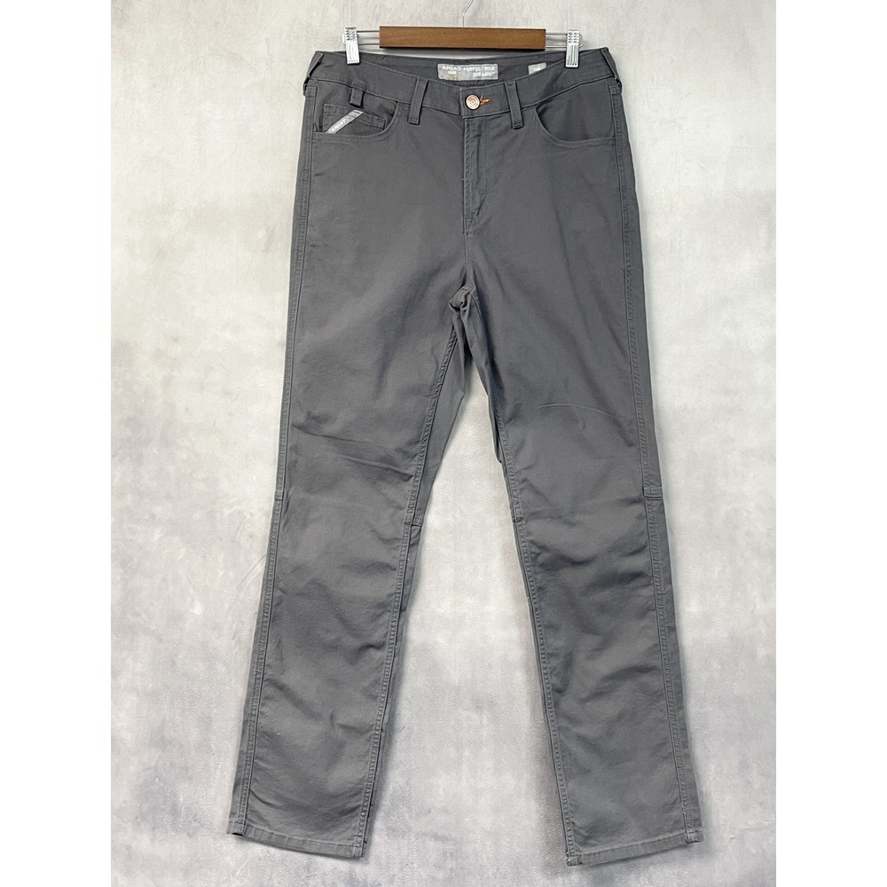Ariat Womens Rebar Made Tough Straight Pants 30R Workwear Western Ranch Gorp